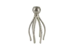 Kerzenhalter, silber, Aluminium, 23 cm