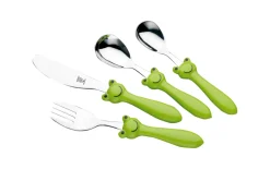 Kinderbesteck Frosch, 4-teilig