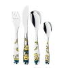 Kinderbesteck Minions, 4-teilig