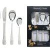 Kinderbesteckset Hoftiere, silber, 4-teilig