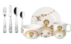 Kindergeschirr-Set Like a Lion, 7-teilg