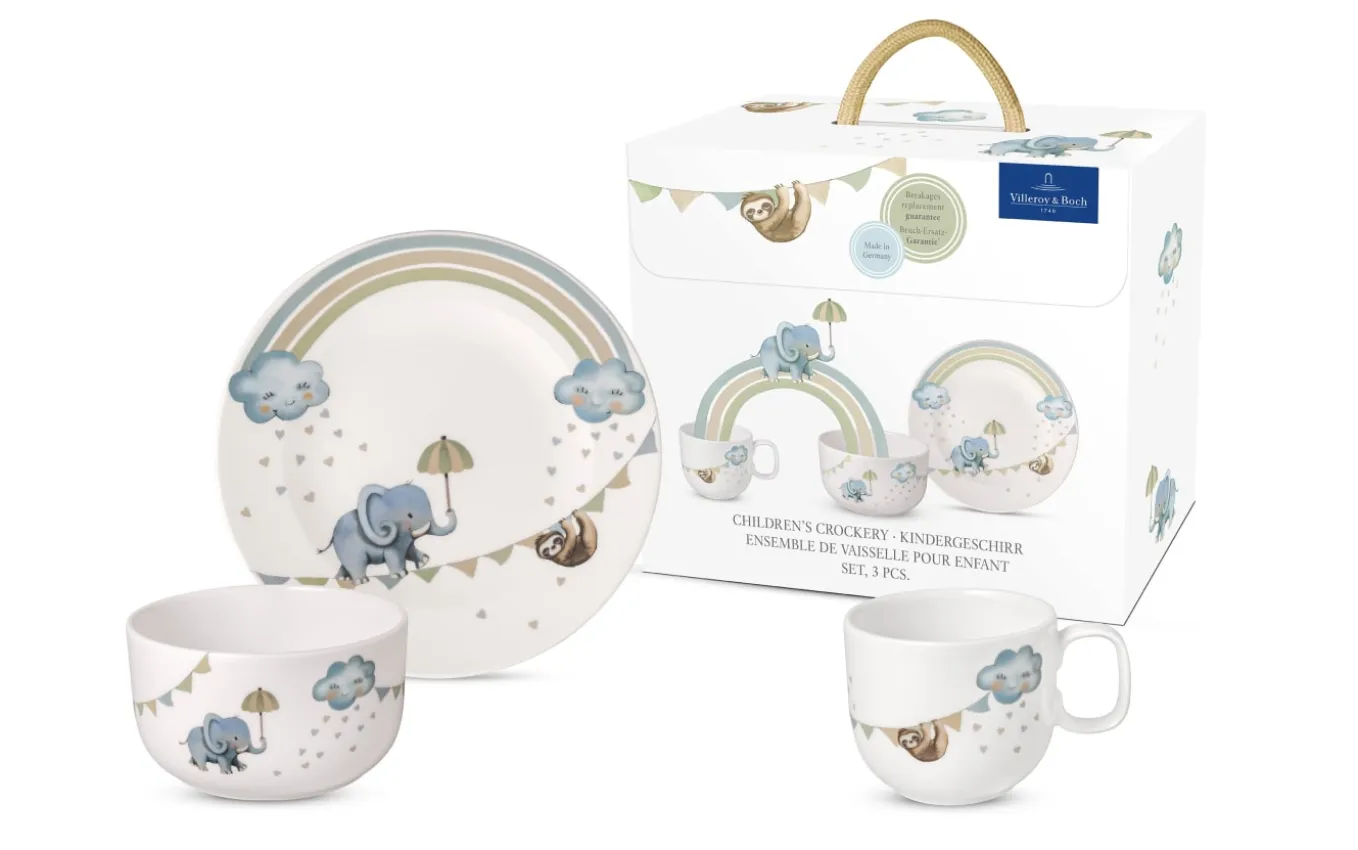 Kindergeschirr-Set Like an Elephant, 3-teilig