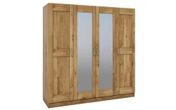 Kleiderschrank Toni, Eiche-Nachbildung, 202 x 205 cm