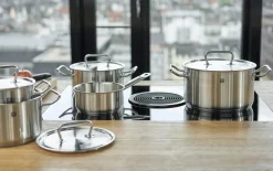 Kochtopf-Set Twin Classic, Edelstahl, 5-teilig