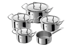 Kochtopf-Set Twin Classic, Edelstahl, 5-teilig