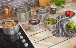 Kochtopf-Set Vitality, Edelstahl, 5-teilig