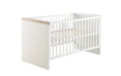 Kombikinderbett Nele, weiß/Artisan Eiche-Nachbildung, inkl. Höhenverstellung