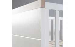 Kombikinderbett Nele, weiß/Artisan Eiche-Nachbildung, inkl. Höhenverstellung