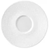 Kombi-Untertasse Life Luxury White in weiß, 16,5 cm