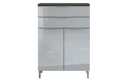 Kommode Corus, graphit/silbergrau