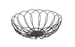 Korbset Floria, schwarz, 2-teilig