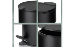 Kosmetikeimer Mats, schwarz, 3 Liter