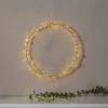 Kranz mit Beleuchtung Holiday, goldfarbig, 38 cm