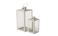 Laternenset Arania, beige, 2-teilig