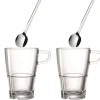 Latte-Macchiato-Set Senso, 4-teilig