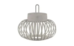 LED-Akkupendelleuchte Akuba, 25 cm, greige, inkl. Memoryfunktion