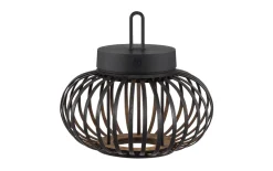LED-Akkupendelleuchte Akuba, schwarz, 25 cm, inkl. Memoryfunktion