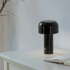 LED-Akkutischleuchte Agnes, schwarz, inkl. Touchdimmer