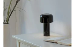 LED-Akkutischleuchte Agnes, schwarz, inkl. Touchdimmer