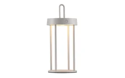 LED-Akkutischleuchte Anselm, greige, 28,4 cm, inkl. Memoryfunktion