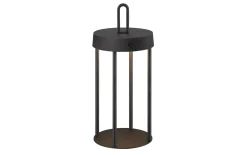 LED-Akkutischleuchte Anselm, schwarz, 28,4 cm, inkl. Memoryfunktion