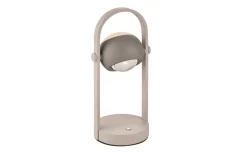 LED-Akku-Tischleuchte Cannon, anthrazit/grau, inkl. Sensordimmer