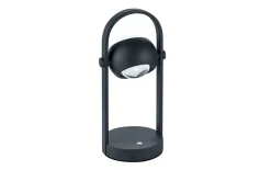 LED-Akku-Tischleuchte Cannon, schwarz, inkl. Sensordimmer