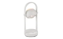 LED-Akku-Tischleuchte Cannon, weiß, inkl. Sensordimmer