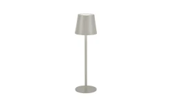 LED-Akku Tischleuchte Euria, greige, 11 cm