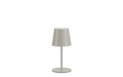 LED-Akku Tischleuchte Euria, greige, 11 cm