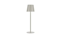 LED-Akku Tischleuchte Euria, greige, 11 cm