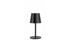 LED-Akku Tischleuchte Euria, schwarz, 11 cm