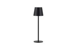 LED-Akku Tischleuchte Euria, schwarz, 11 cm