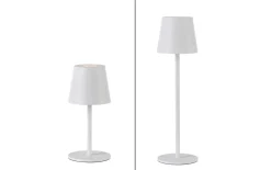 LED-Akku Tischleuchte Euria, weiß, 11 cm