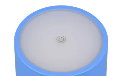 LED-Akku Tischleuchte Fernandez, blau, inkl. Ladestation
