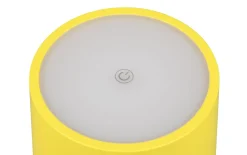 LED-Akku Tischleuchte Fernandez, gelb, inkl. Ladestation