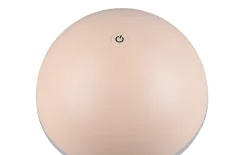 LED-Akku-Tischleuchte Fungo, sand, 31 cm