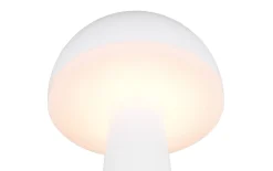 LED-Akku-Tischleuchte Fungo, weiß, 31 cm