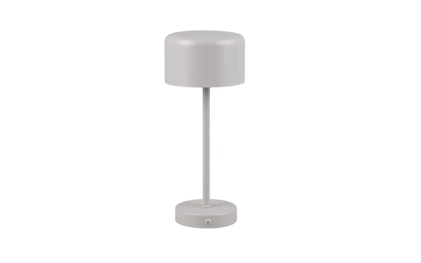 LED- Akkutischleuchte Jeff, grau, 30 cm