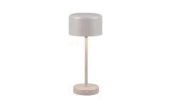 LED- Akkutischleuchte Jeff, grau, 30 cm