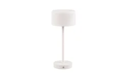 LED- Akkutischleuchte Jeff, weiß, 30 cm