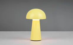 LED-Akku-Tischleuchte Lennon, gelb, 21,5 cm