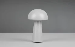LED-Akku-Tischleuchte Lennon, grau, 21,5 cm