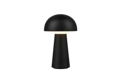 LED-Akku-Tischleuchte Lennon, schwarz, 21,5 cm