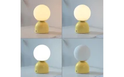 LED-Akkutischleuchte Rudi Schöner Wohnen, gelb, inkl. CCT Funktion