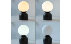 LED-Akkutischleuchte Rudi Schöner Wohnen, schwarz, inkl. CCT Funktion