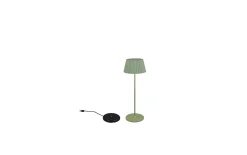 LED-Akku-Tischleuchte Suarez, pistaziengrün, 39 cm