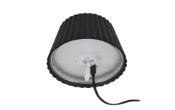 LED-Akku-Tischleuchte Suarez, schwarz, 39 cm