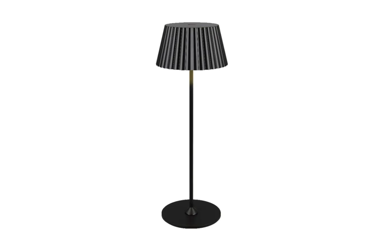 LED-Akku-Tischleuchte Suarez, schwarz, 39 cm