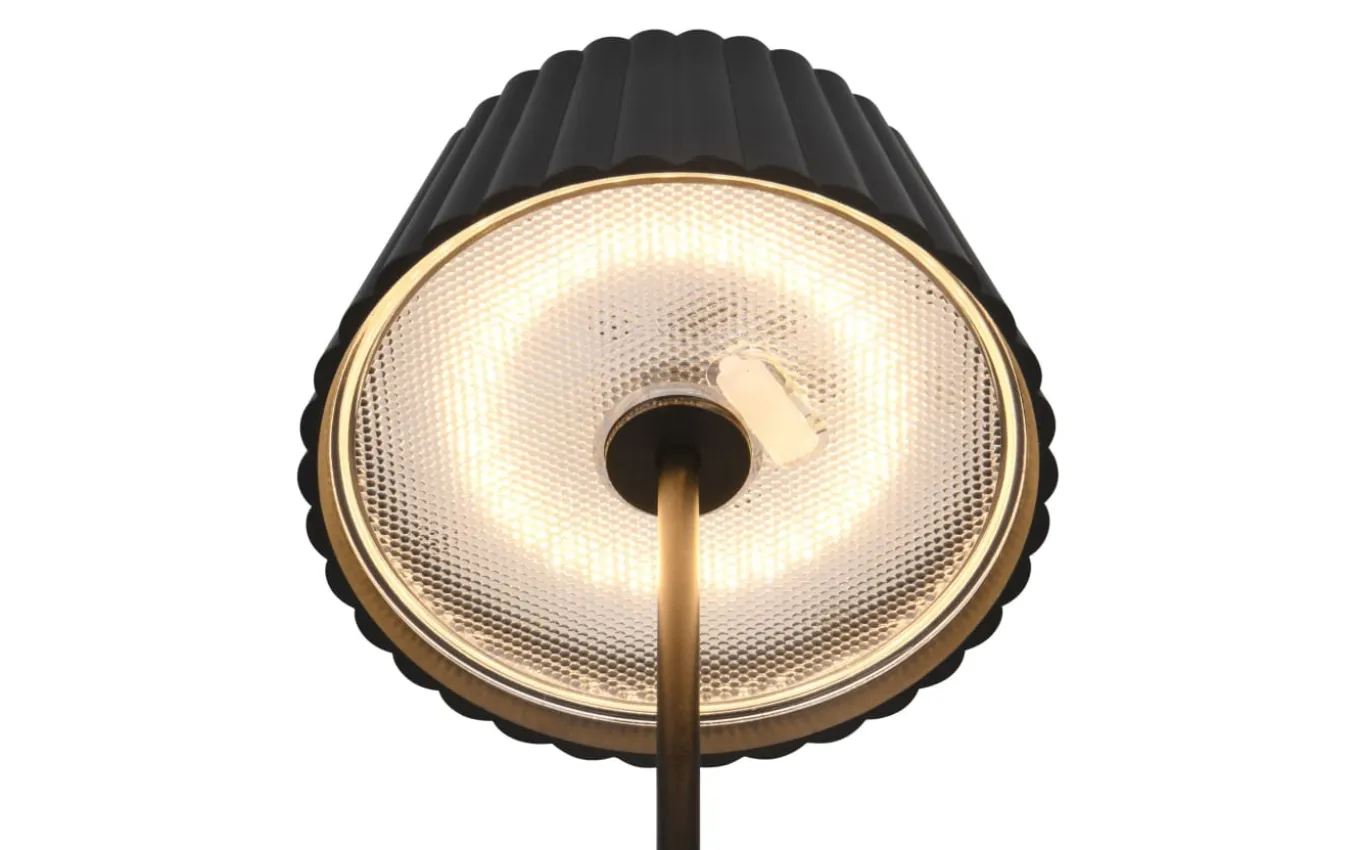 LED-Akku-Tischleuchte Suarez, schwarz, 39 cm
